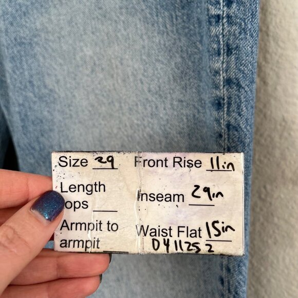 Reformation Womens High-Rise Button-Fly Liza High Straight jeans 29 - Picture 11 of 12